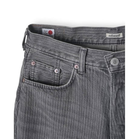 refomed FRESH MAN DENIM WIDE PANTS by EDWIN "STRIPE"