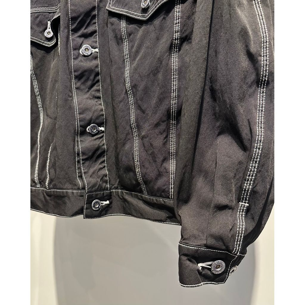 ricot COMME des GARCONS 黒ナイロンジャンパー 中古・古着通販】BLACK COMME des GARCONS (ブラックコムデギャルソン
