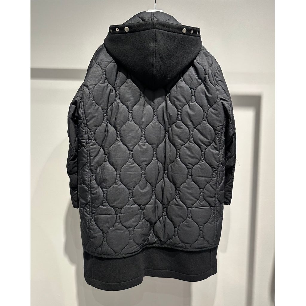 COMME des GARCONS HOMME WOOL MELTON × NYLON QUI