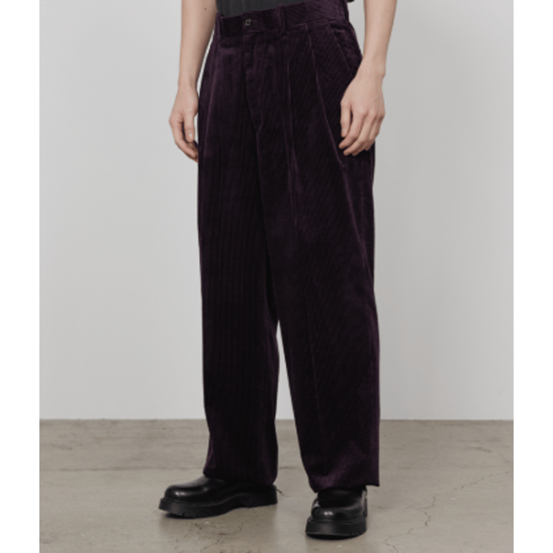 予約商品】MARKAWARE CLASSIC FIT DOUBLE PLEATED TROU