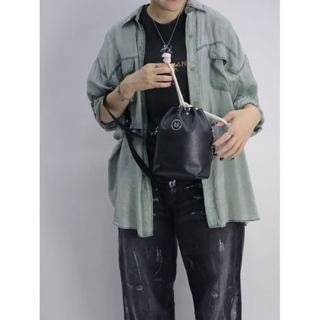 COMUSUBI (コムスビ) ／ COMUSUBI BAG "Leather" -BLACK-