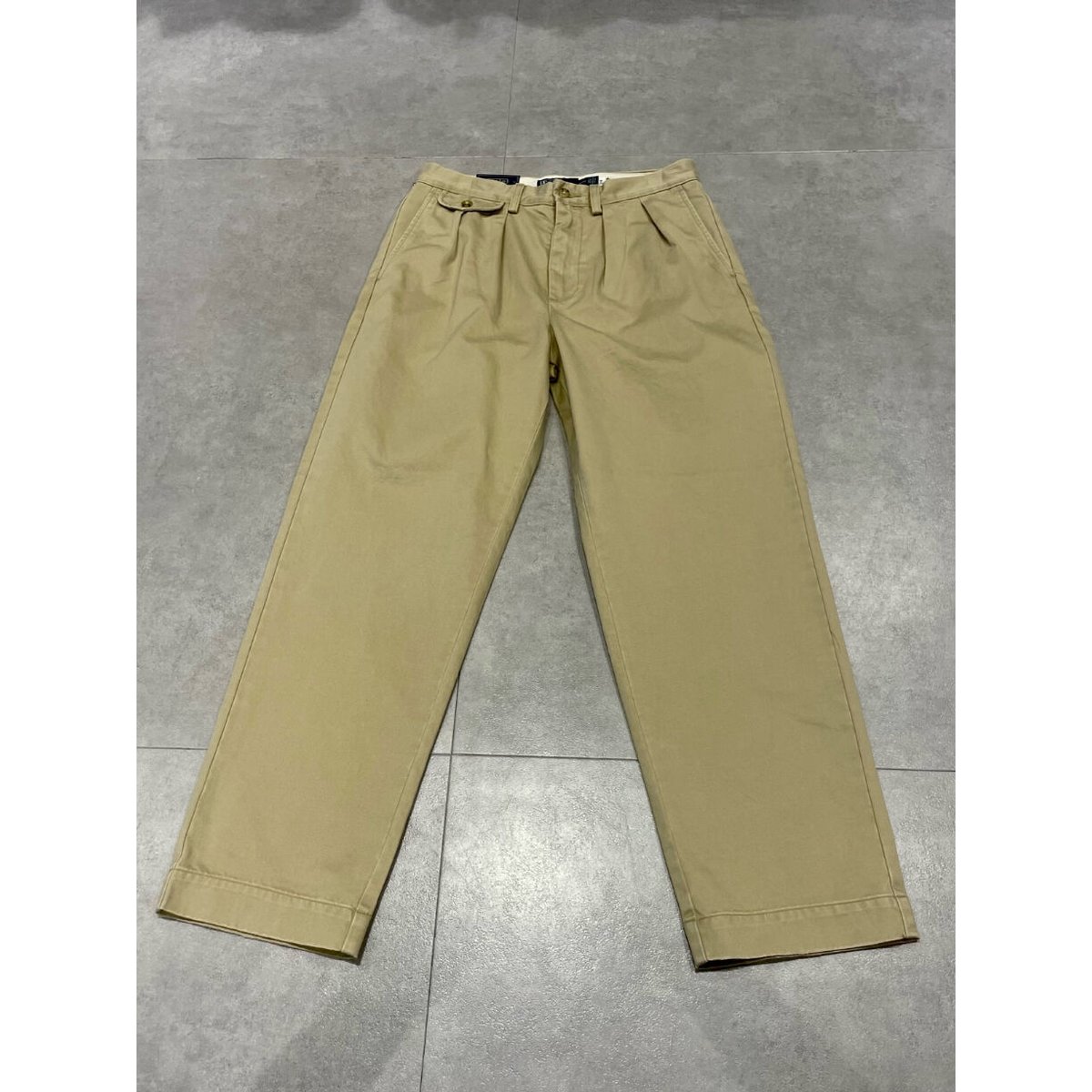 POLO RALPH LAUREN ホイットマン リラックスド フィット プリーテッド ツイル パンツ