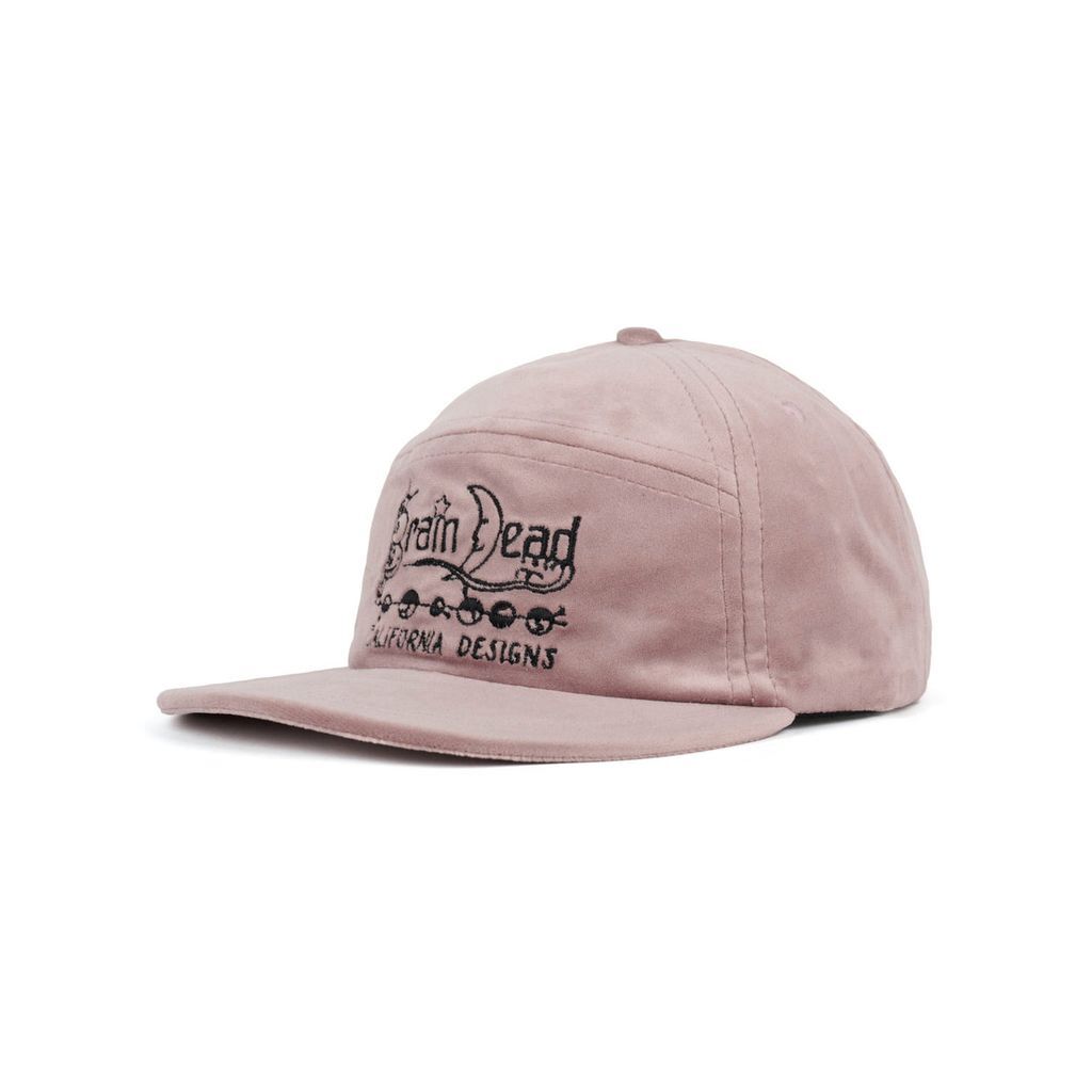 BRAIN DEAD Velveteen Curved Front 6 Panel Hat