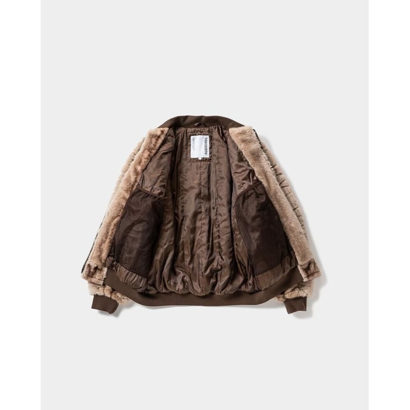 TIGHTBOOTH T QUILT FUR MA-1 | MAROON