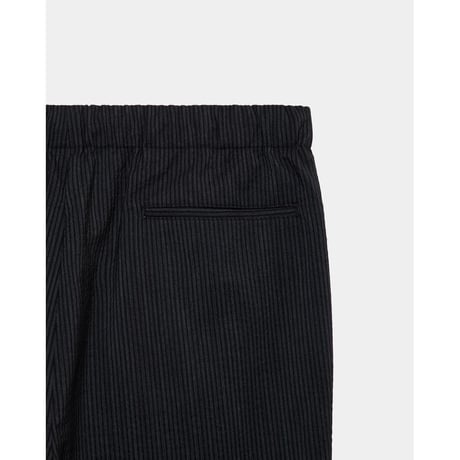 marka Wool seersucker / Wide Cylinder Fit Easy Pants