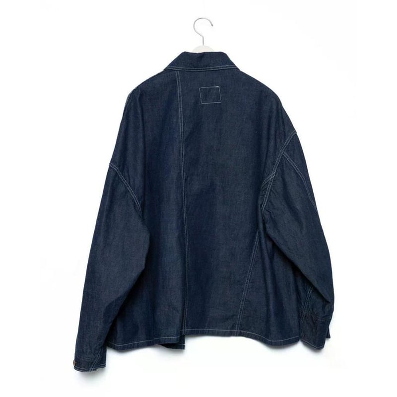 FUMITO GANRYU Graffiti Chore Jacket - Indigo |