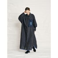 THOMAS MAGPIE Linen Stripe shirt one piece