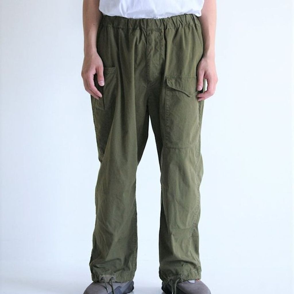ANACHRONORM AN274 MILITARY EASY PANTS OLIVE | M