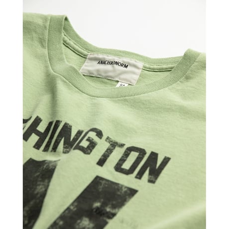 ANACHRONORM  AN305 WASHINGTON PRINT S/S T-S