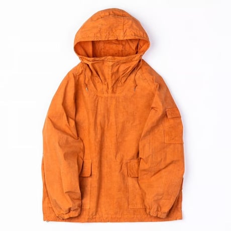ANACHRONORM AN252 OVER DYED ANORAK PULLOVER JACKET ORANGE