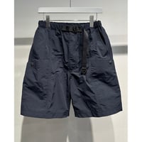 COMME des GARCONS HOMME NYLON TUSSER HALF PANTS（NAVY）