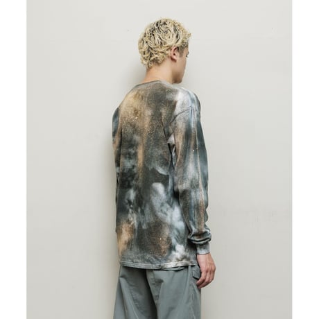 BAL x YUKIDYE  LOGO TIE DYE LS TEE