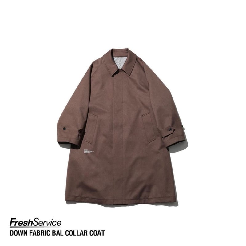 ジャケット・アウター FreshService DOWN FABRIC BAL COLLAR COAT FreshService * FSW-23-CT_257 DOWN FABRIC BAL COLLAR COAT(3色