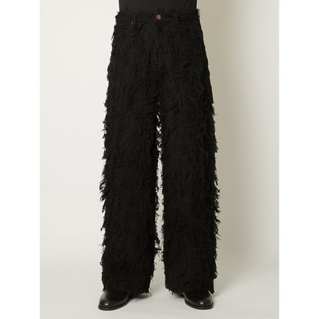TAAKK SHAGGY DENIM PANTS