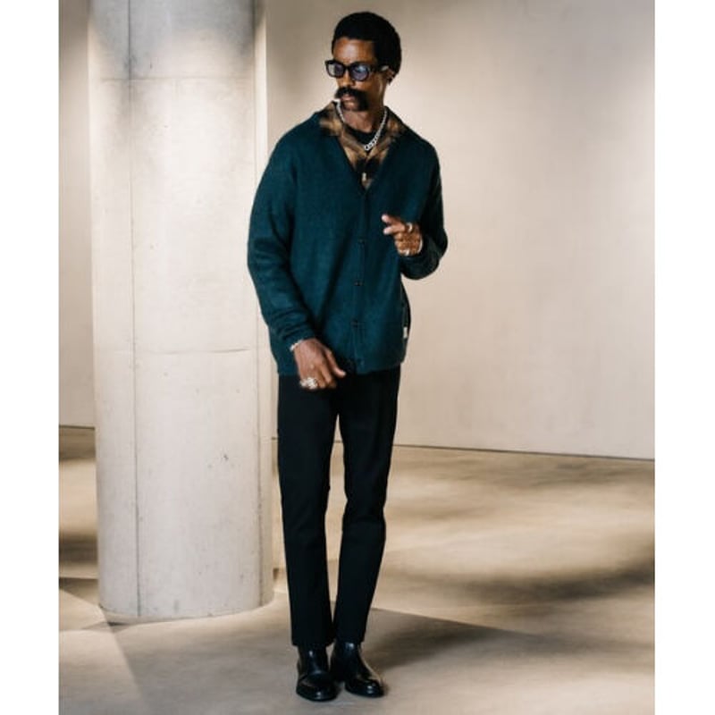 CRIMIE MOHAIR KNIT CARDIGAN | MAROON