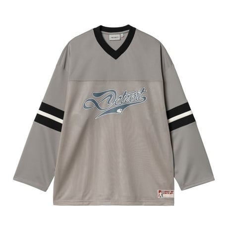 CARHARTT WIP  WIP L/S DETROIT MESH T-SHIRT - Yosemite / Black / Wax