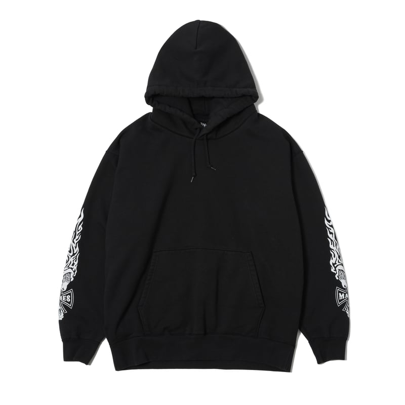 MASSES SWEAT HOODED IRONBITE | MAROON