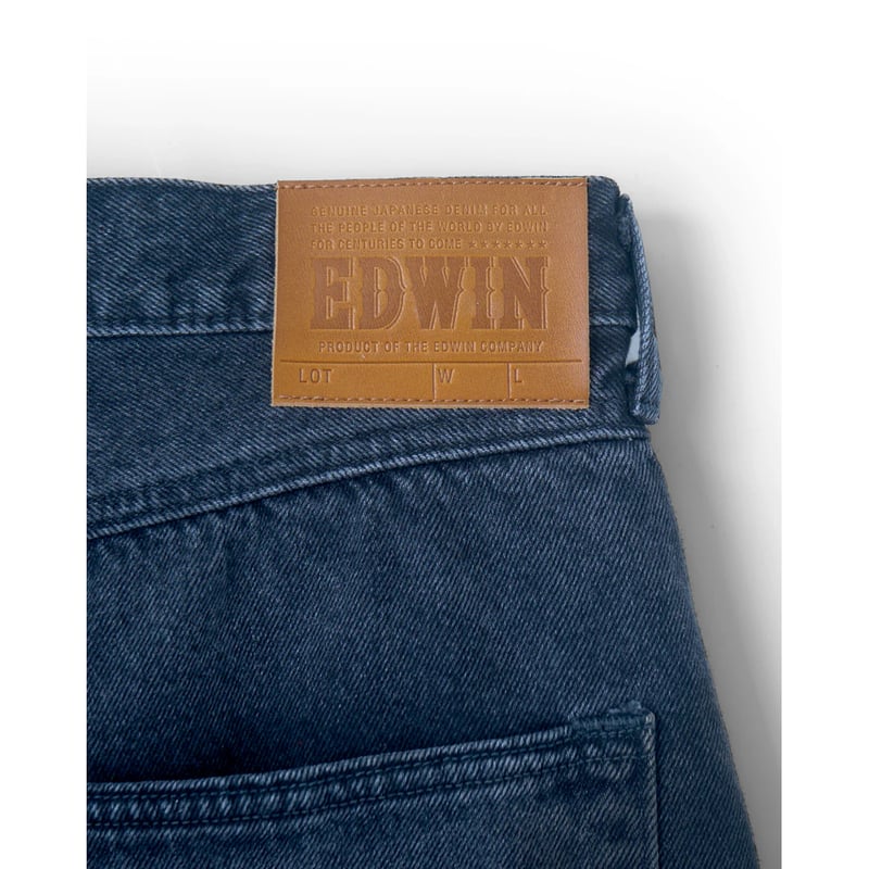 パンツ FRESH MAN DENIM WIDE PANTS by EDWIN USED FRESH MAN DENIM WIDE PANTS by EDWIN USED(2 BLACK): refomed