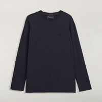 Y-3 Y-3 LOGO LONG SLEEVE TEE（BLACK）