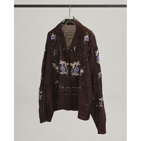 TODAYFUL Embroidery Patchwork Shirts