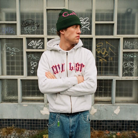 Civilist Spike Zip Hood - Heather Grey