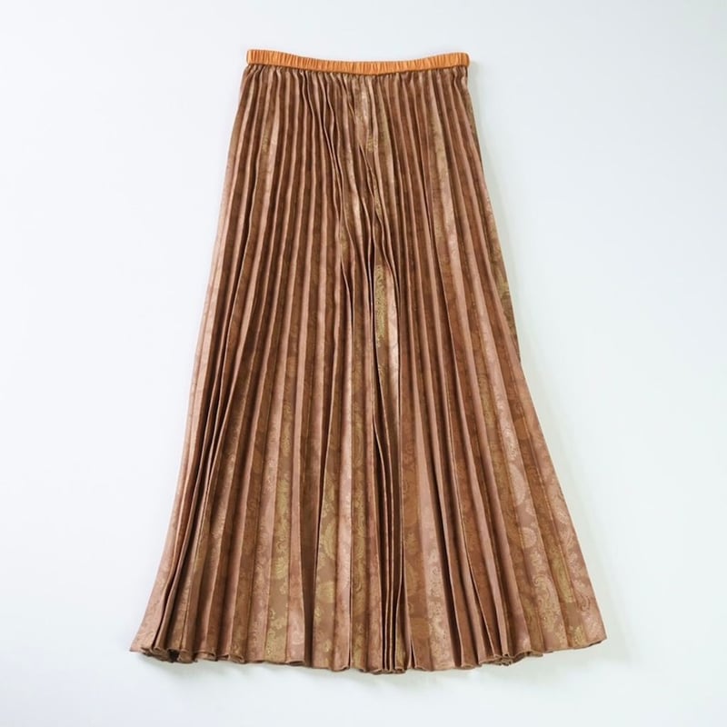 週末限定価格Thomas magpie randomdot on skirt THOMAS MAGPIE Paisley pleats skirt | MAROON