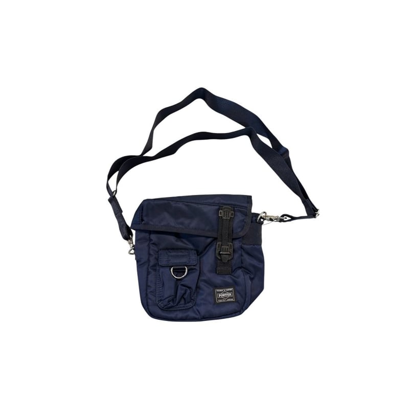 COMME des GARCONS HOMME 「PORTER」W-NAME BAG(NAVY COMME des GARCONS HOMME 「PORTER」W-NAME BAG(NAVY