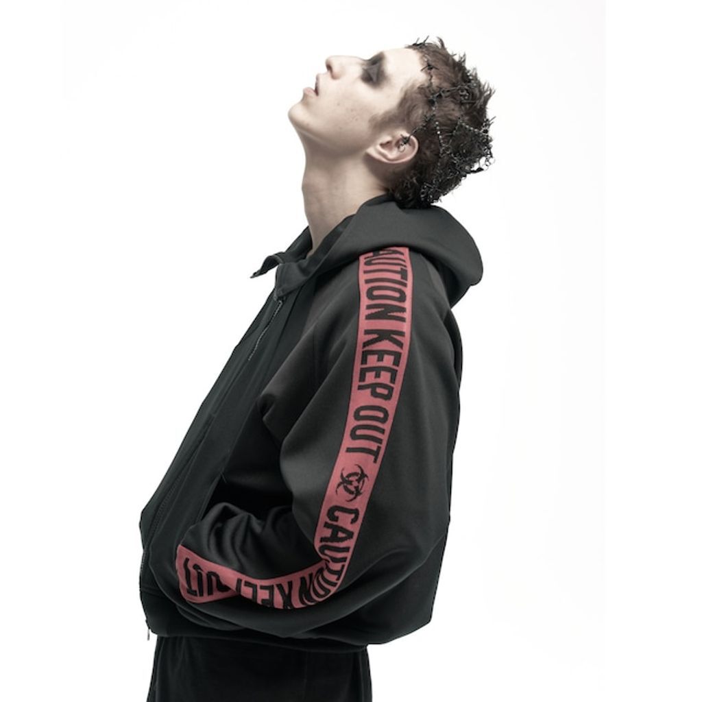 beauty:beast DOLMAN SLEEVE “CAUTION KEEP OUT” T