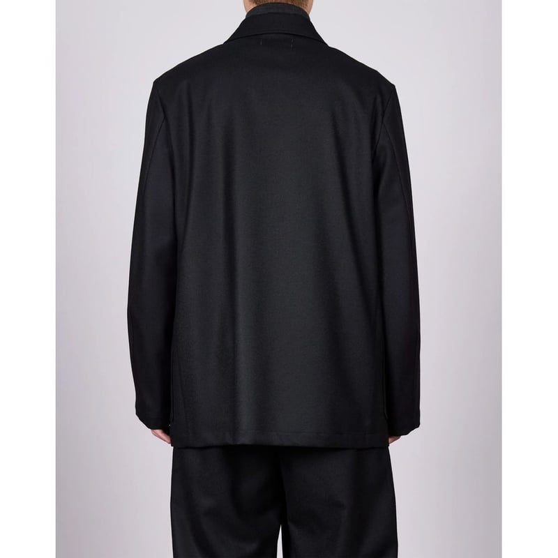 MARKA 2/60 WOOL FLANNEL W.B JACKET LOOSE FIT-B