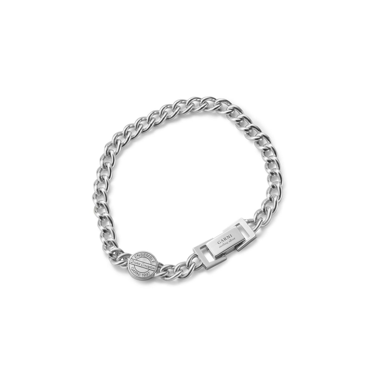 GARNI Engrave Coin Bracelet | MAROON