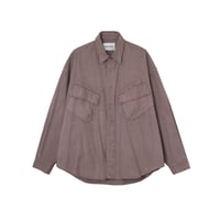 MAGIC STICK WIDE FIT UTILITY SHIRT (FADE RED BEAN)