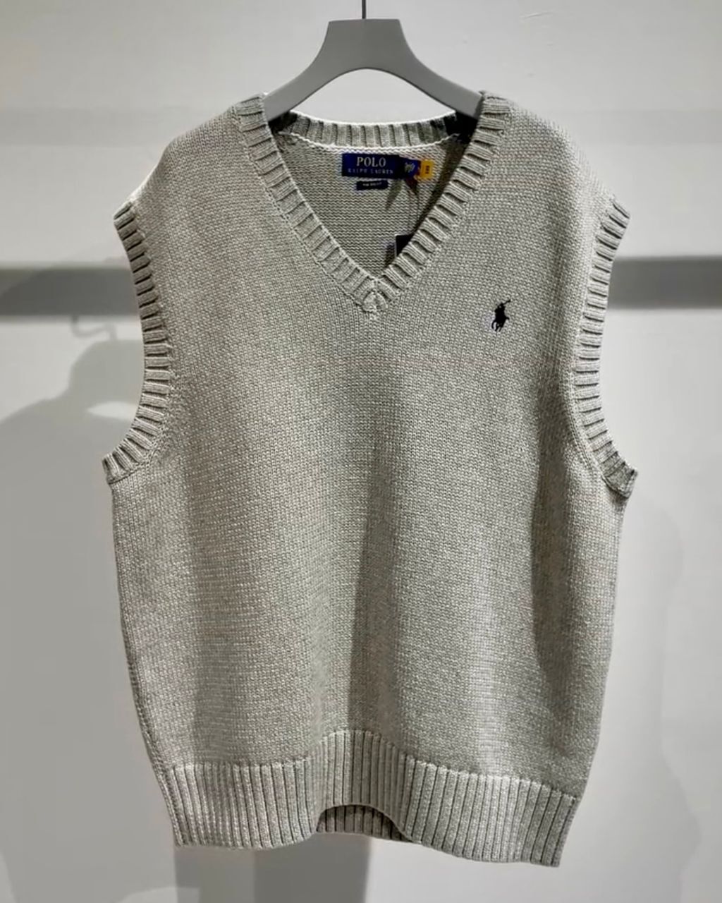 POLO RALPH LAUREN BIG FIT VEST LT.GRAY | MAROON POLO RALPH LAUREN BIG FIT VEST LT.GRAY | MAROON