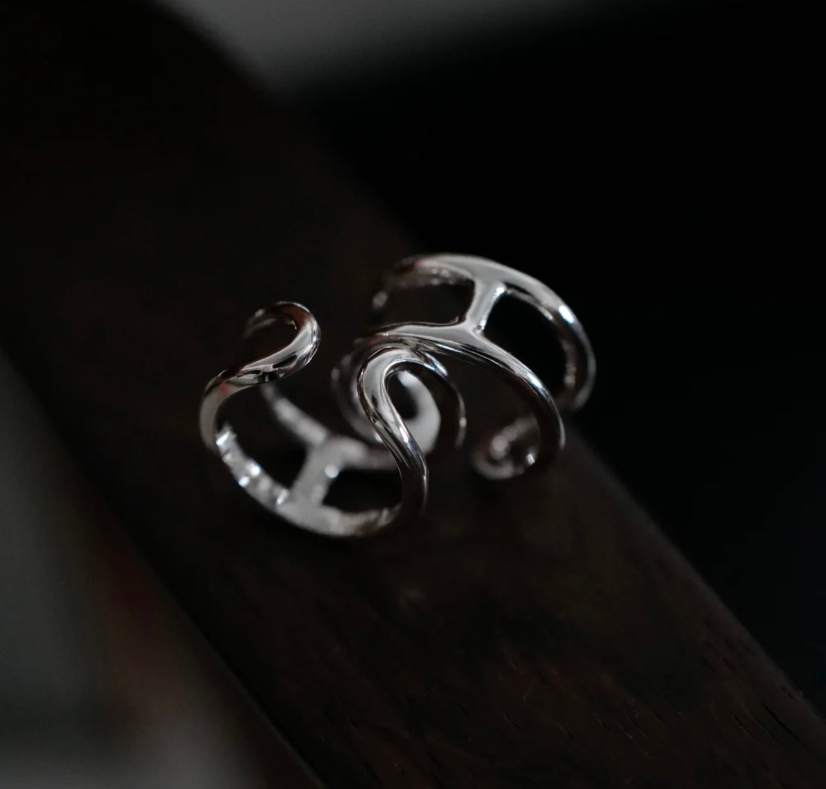 XOLO JEWELRY / ショロ　 H ring 　 XOR013 XOLO JEWELRY H Ring | MAROON