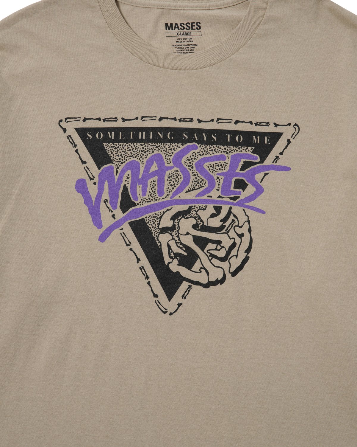 masses Tシャツ　セット　Ｌ MASSES - 【ラスト1点-サイズS】T-SHIRT L/S BONE LOGO - Black