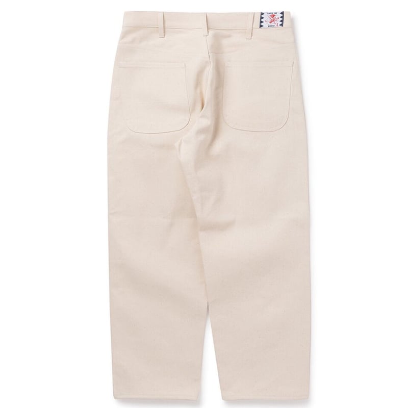 SON OF THE CHEESE Wide Denim Pants | MAROON