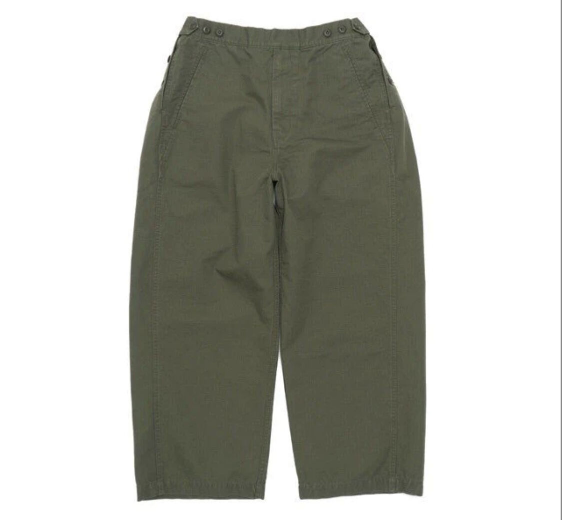 TapWater Cotton Ripstop Military Trousers | MAR