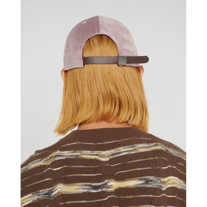 BRAIN DEAD Velveteen Curved Front 6 Panel Hat