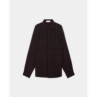 marka Cupra/Wool Twill / Semi Spread Collar Shirt