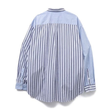 BEDWIN & THE HEARTBREAKERS L/S STRIPE BIG SHIRT "EWAN"