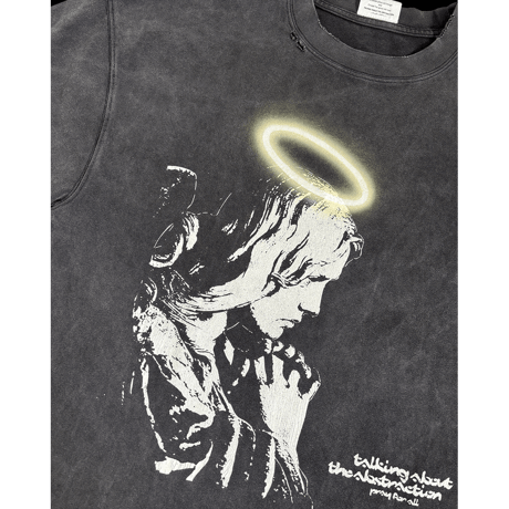TALKING ABOUT THE ABSTRACTION TRANSCRIPTION ANGEL RING TEE