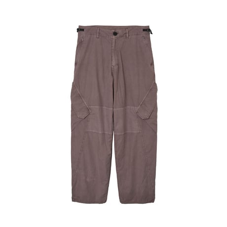 MAGIC STICK REFINED BDU WIDE PANTS (FADE RED BEAN)