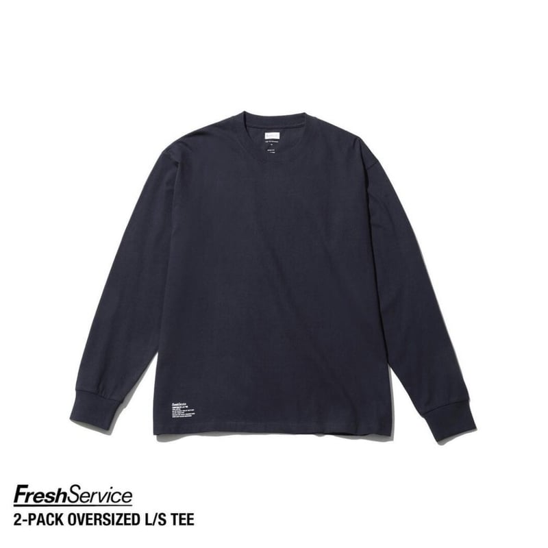 FreshService “2-PACK OVERSIZED L/S TEE” | MAROON