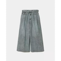 beautiful people selvedge denim o/d cropped wide pants
