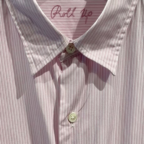 PORTER CLASSIC ROLL UP STRIPE SHIRT