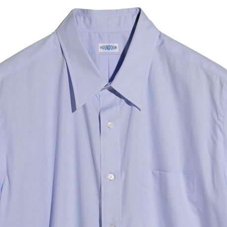FOUNDOUR COTTON BROAD REGULAR COLLAR SHIRT