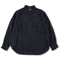 is-ness Cupro Military Shirt
