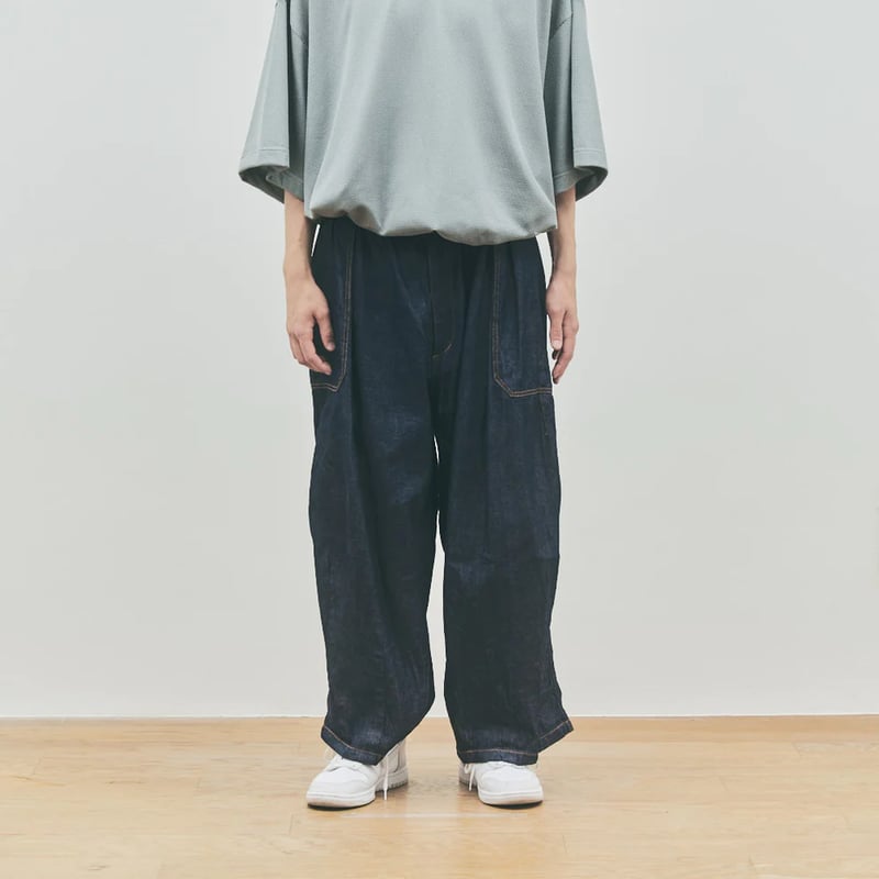 is-ness BALLOON BAKER PANTS | MAROON