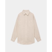 MARKAWARE  HEMP SHIRTING TENT LONG SHIRT
