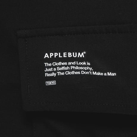 APPLEBUM MILITARY SHIRT JACKET [BLACK] / 2420617