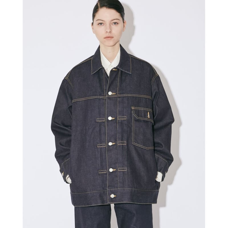 ジャケット・アウター selvedge denim big blouson 40 beautiful people selvedge denim big blouson |